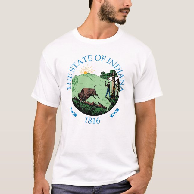 Indiana-tecken T Shirt (Framsida)
