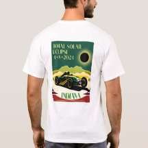 Indiana Travel Poster Eclipse två sida