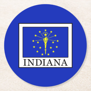 Indiana Underlägg Papper Rund