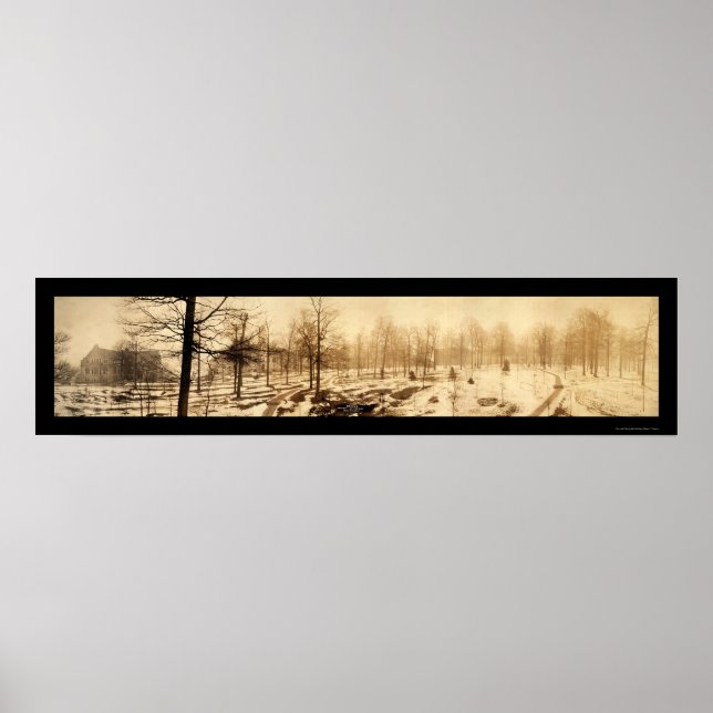 Indiana Univ Snö Photo 1909 Poster (Framsidan)