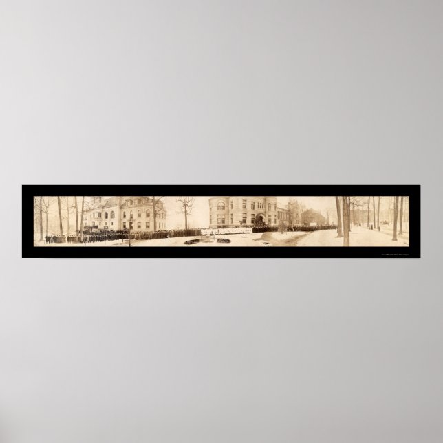 Indiana Universiteten Photo 1909 Poster (Framsidan)