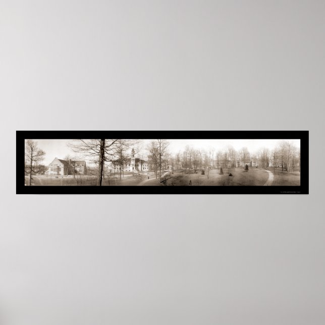 Indiana Universiteten Photo 1910 Poster (Framsidan)