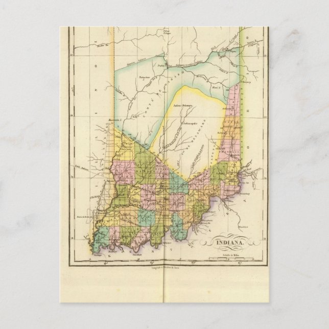 Indiana US Vykort (Framsida)
