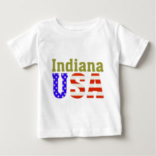 Indiana USA Aashen alfabetisk Tee Shirt
