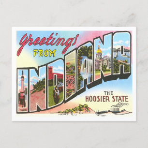 Indiana Vintage Big Brev vykort