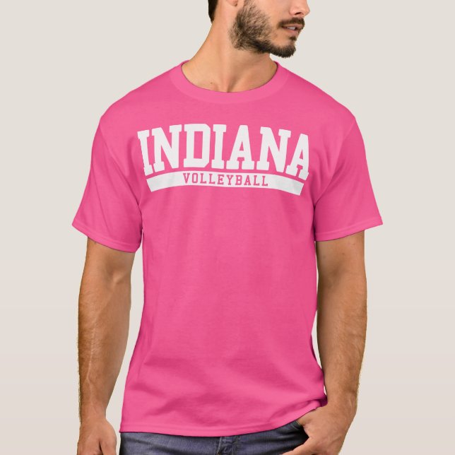 Indiana Volleyball T Shirt (Framsida)