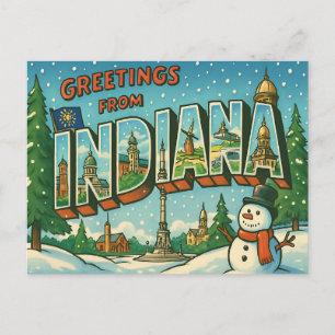 INDIANA Vykort