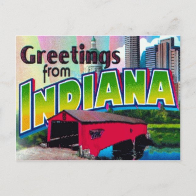 Indiana vykort (Framsida)