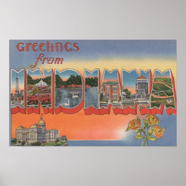 IndianaLarge Brev ScenesIndiana Poster (Framsidan)