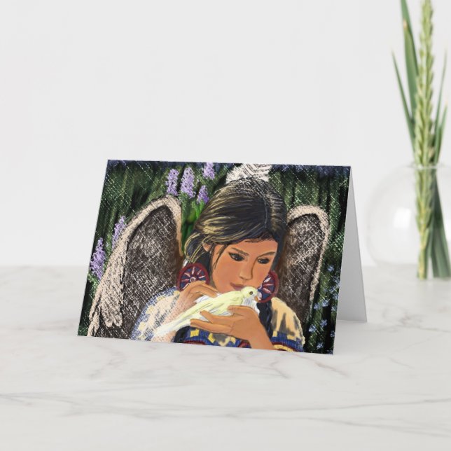 Indianängel Notecard Kort (Framsida)