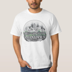 Indianapolis City Indiana Förenta staterna T Shirt