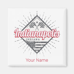 Indianapolis City Indiana United Stater USA Magnet
