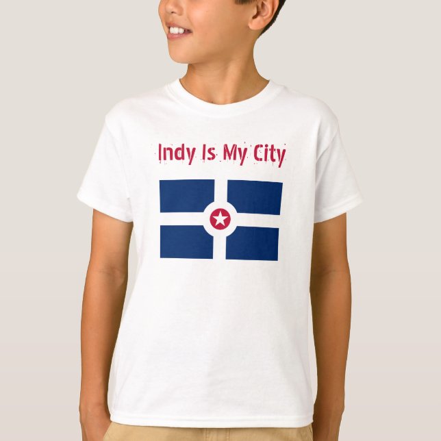 Indianapolis City T-Shirt (Framsida)
