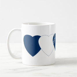 Indianapolis Colts Football Heart Design Kaffemugg