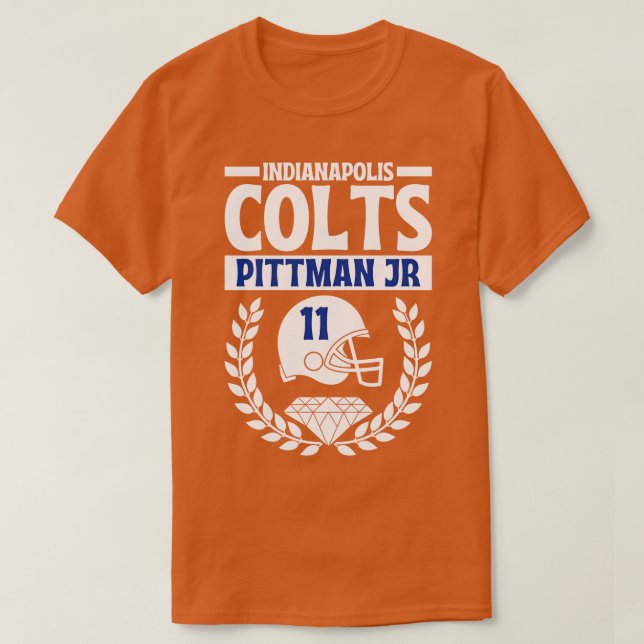 Indianapolis Colts Pittman Jr 11 American 1 T Shirt (Design framsida)
