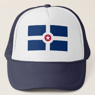 Indianapolis flagga truckerkeps
