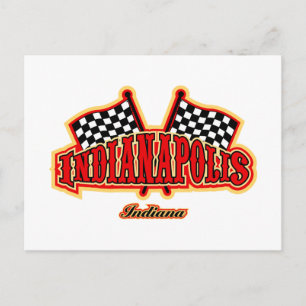Indianapolis Flagged Vykort