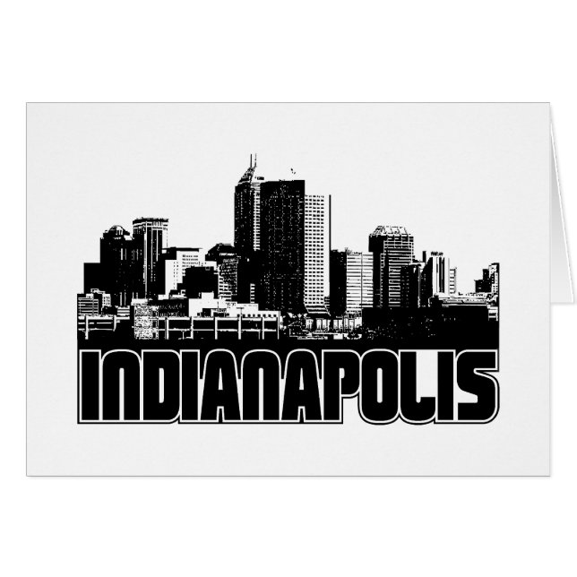 Indianapolis horisont OBS kort (Framsidan Horizontal)