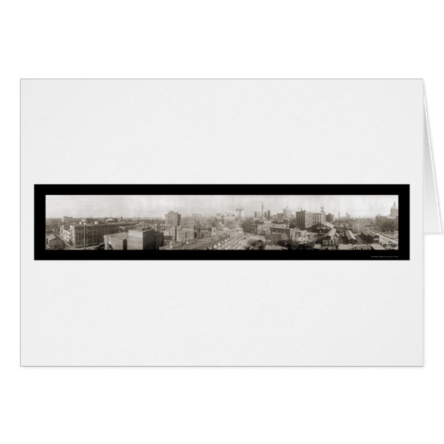 Indianapolis I fotoet 1914 Hälsningskort (Framsidan Horizontal)