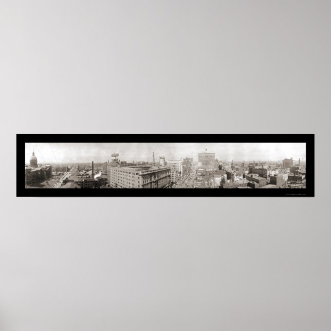 Indianapolis, IN Photo 1914 Poster (Framsidan)