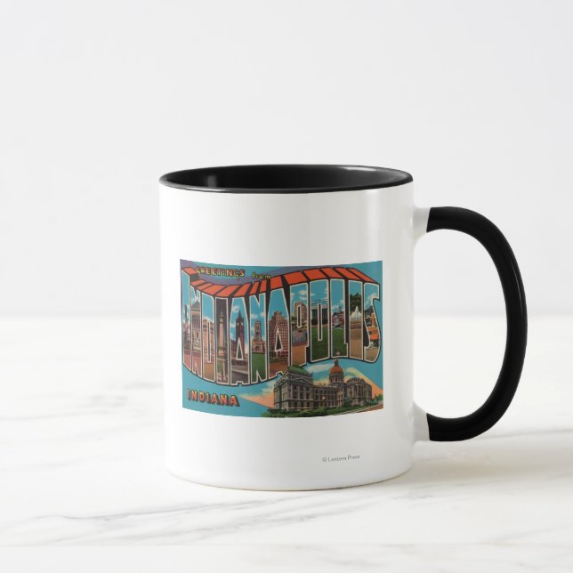 Indianapolis, Indiana (Capital Byggnad) Mugg (Höger)