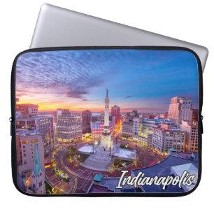 Indianapolis, Indiana, Förenade Stater Laptop Fodral