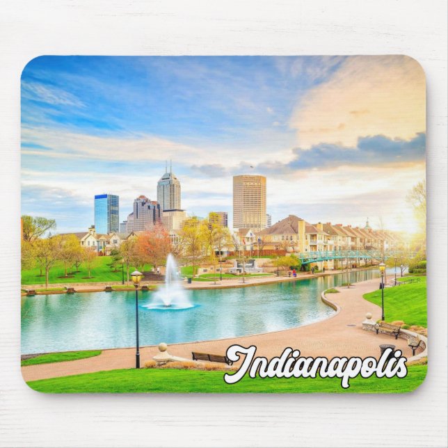 Indianapolis, Indiana, Förenade Stater Musmatta (Framsidan)