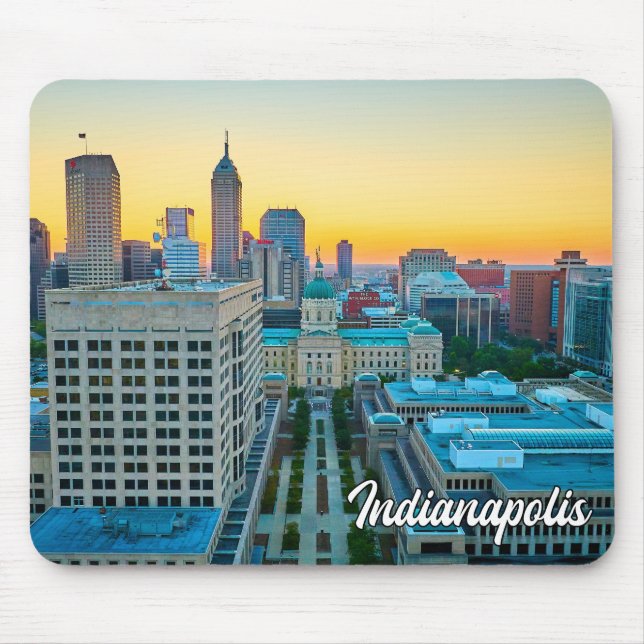 Indianapolis, Indiana, Förenade Stater Musmatta (Framsidan)