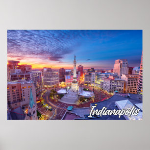 Indianapolis, Indiana, Förenade Stater Poster