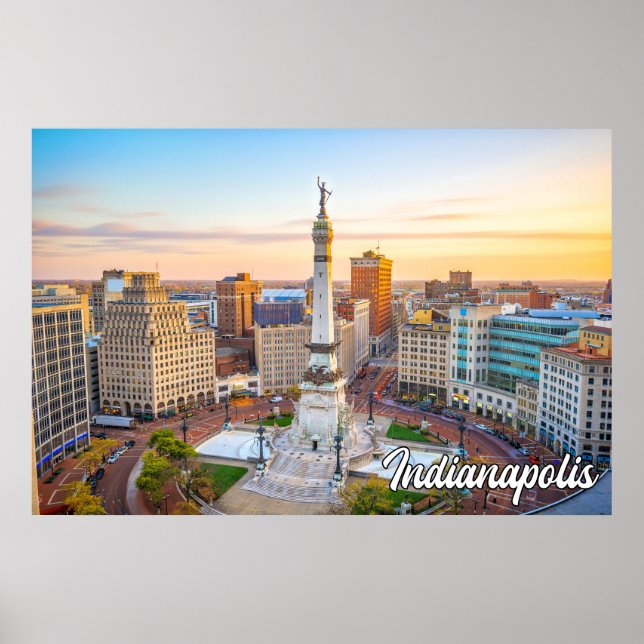 Indianapolis, Indiana, Förenade Stater Poster (Framsidan)