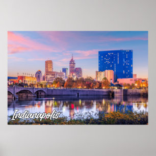 Indianapolis, Indiana, Förenade Stater Poster