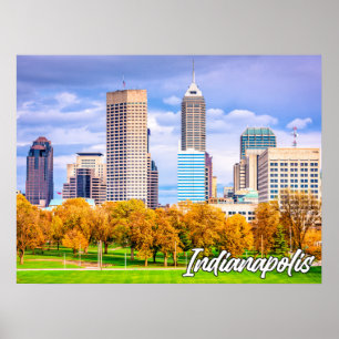 Indianapolis, Indiana, Förenade Stater Poster