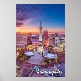 Indianapolis, Indiana, Förenade Stater Poster