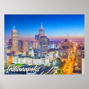 Indianapolis, Indiana, Förenade Stater Poster