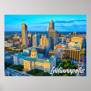 Indianapolis, Indiana, Förenta staterna Poster