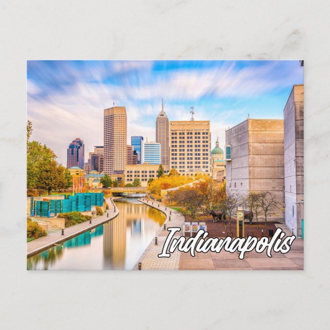 Indianapolis, Indiana, Förenta staterna Vykort (Framsida)