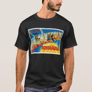 Indianapolis Indiana I vintage resorsouvenir Tee Shirt