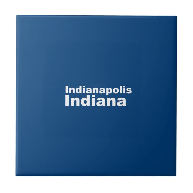 Indianapolis, Indiana keramiska plattor Kakelplatta (Framsidan)