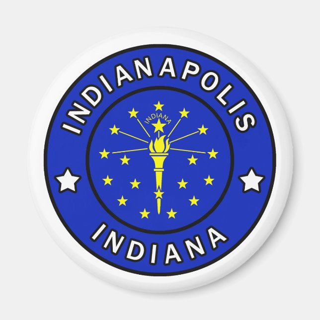 Indianapolis Indiana Magnet (Framsidan)