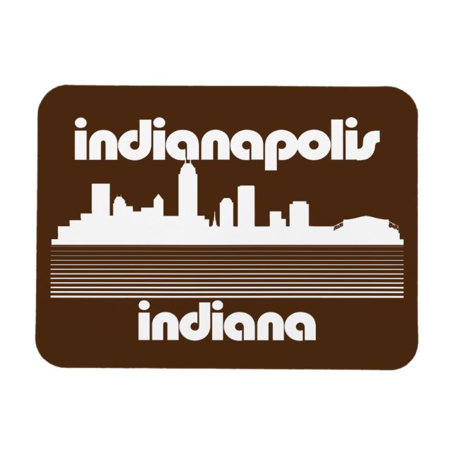 Indianapolis Indiana Magnet (Horisontell)