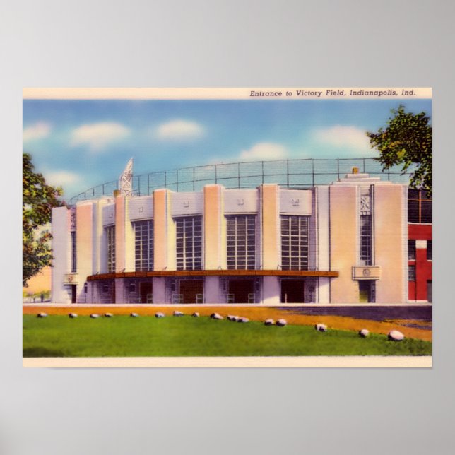 Indianapolis Indiana Old Victory Fält Poster (Framsidan)