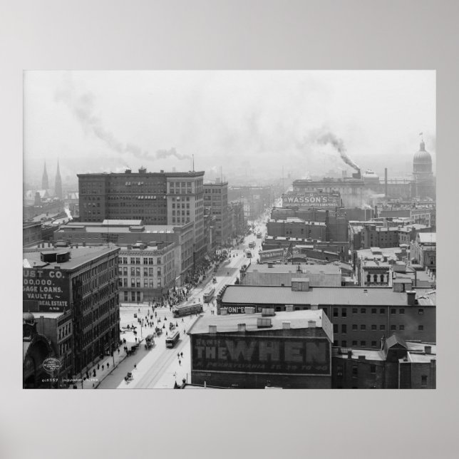 Indianapolis, Indiana Poster (Framsidan)