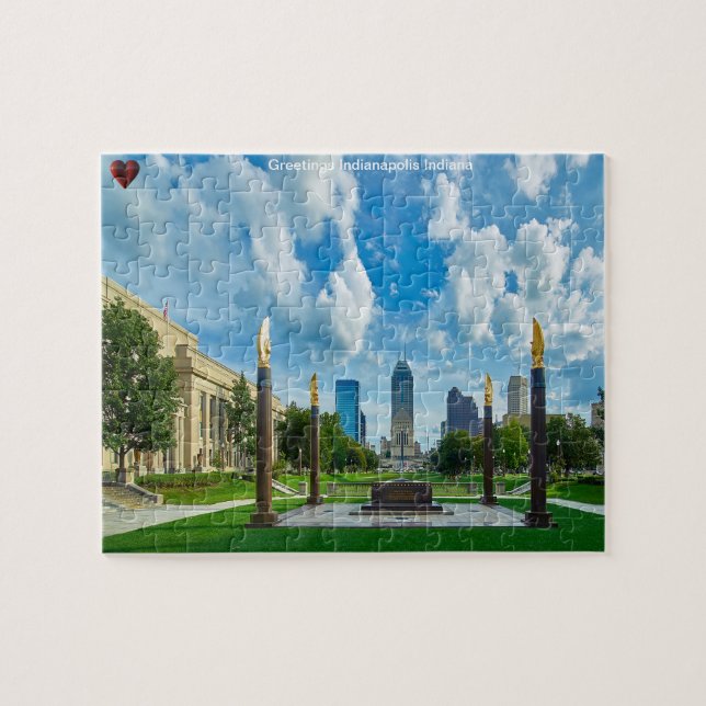 Indianapolis Indiana Pussel (Horisontell)