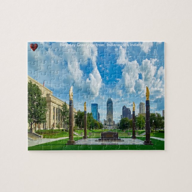 Indianapolis Indiana Pusselbitar Pussel (Horisontell)