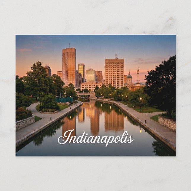 Indianapolis Indiana Resa  Vykort (Framsida)