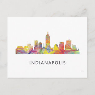 INDIANAPOLIS, INDIANA SKYLINE WB1 - VYKORT