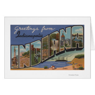 Indianapolis Indiana (stålsätta mal/Sanddyner), Hälsningskort