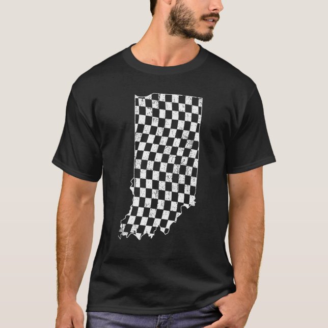 Indianapolis Indiana State 500 T Shirt (Framsida)