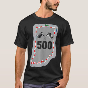 Indianapolis Indiana State 500 Tävla Gift Idea T Shirt
