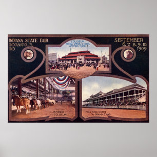 Indianapolis Indiana State Fair Poster